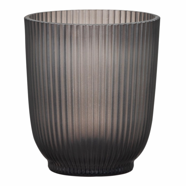 SCHEURICH Gelová květináče FROSTED GREY 69186, sklo