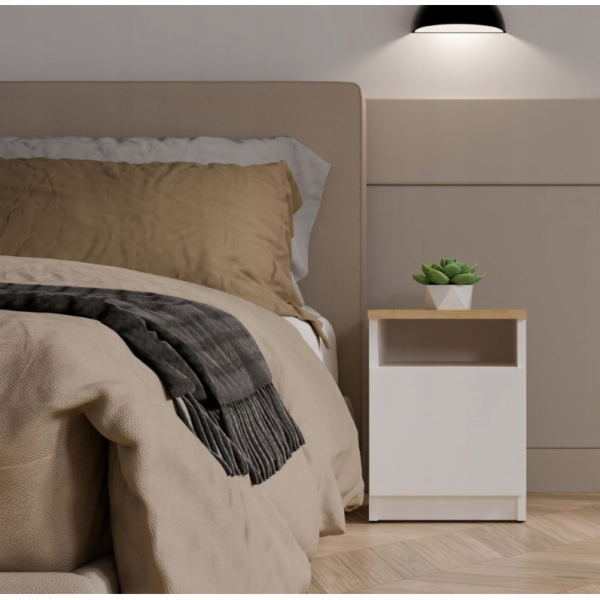 NOČNÍ SKŘÍŇKA GALAX 30/1D BÍLÁ/ARTISAN
