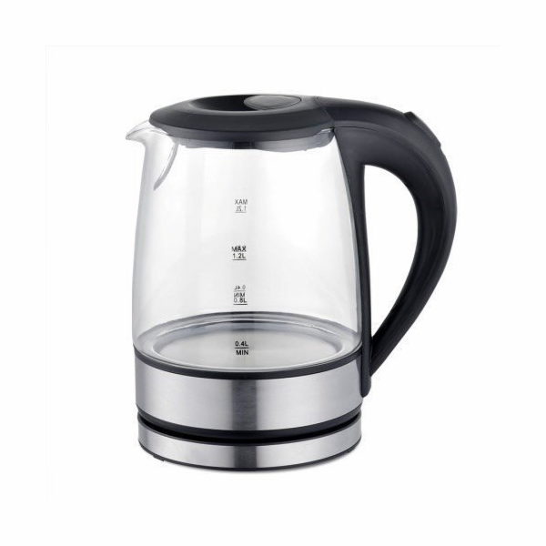 Maestro MR-062-Black Skleněná rychlovarná konvice 1,2 l