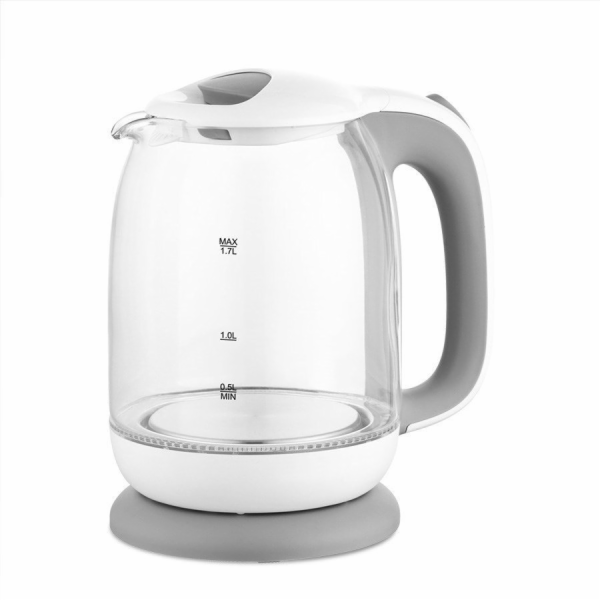 Maestro MR-056-Grey Skleněná rychlovarná konvice 1,7 l