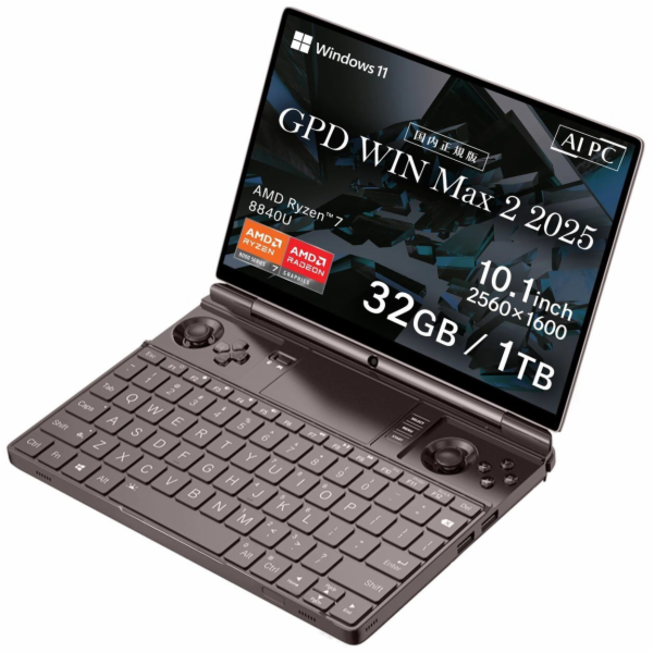 Notebook GPD-WinMax2-8840U32001 Ryzen 7 8840U/10,1" WQXGA...