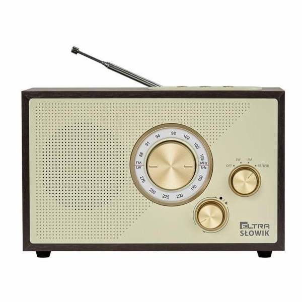 Eltra Rádio OR NIGHTINGALE USB/BT tmavě hnědé