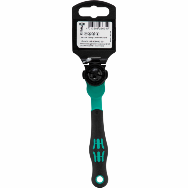 Wera 8010 A Zyklop Comfort Knarre 1/4"