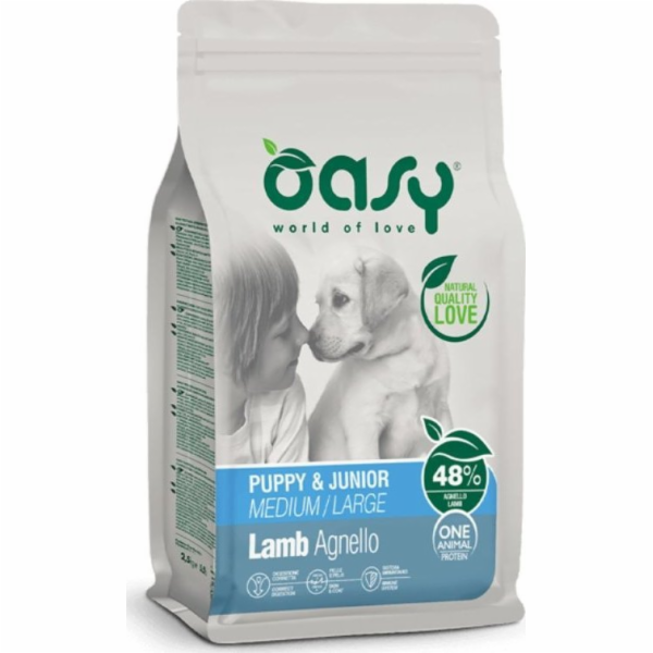 OASY One Animal Protein Puppy & Junior Medium/Large Lamb ...