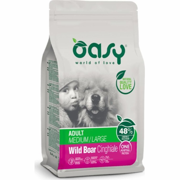 OASY One Animal Protein Adult Medium/Large Wild Boar - su...