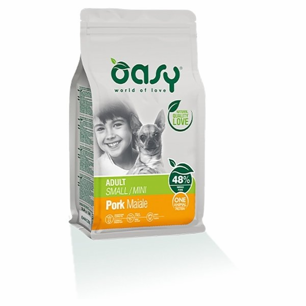 OASY One Animal Protein Adult Small/Mini Mono Pork - such...
