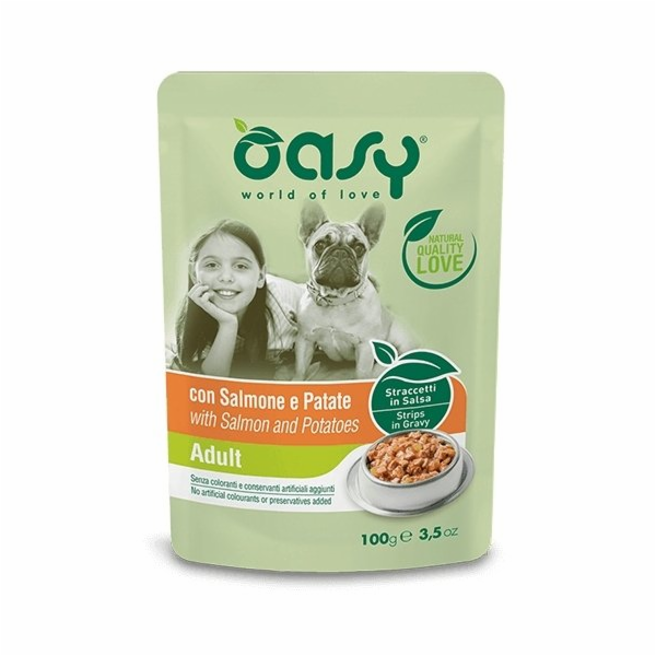 OASY Strips in Gravy Adult with Salmon and potatoes - vlh...