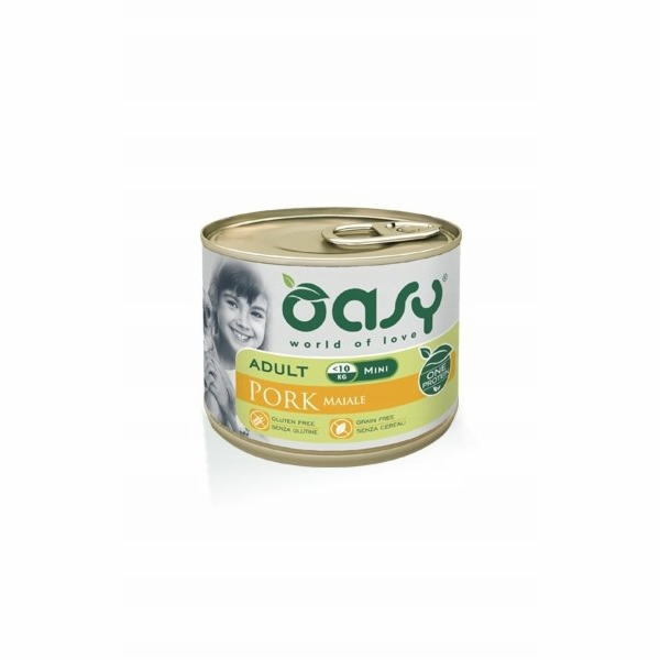 OASY One Protein Adult Small/Mini Mono Pork - vlhké krmiv...