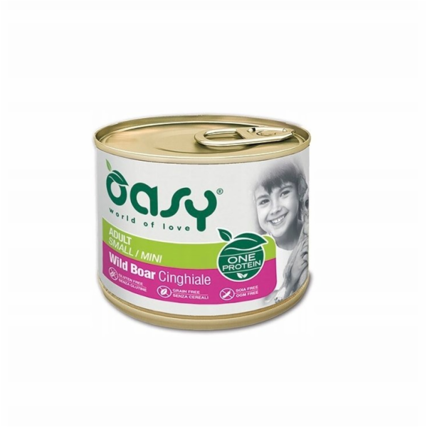 OASY One Protein Adult Small/Mini Mono Wild Boar - vlhké ...