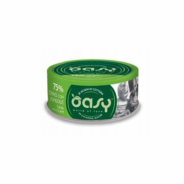 OASY More Love Tuna with clam - mokré krmivo pro kočky - 70g