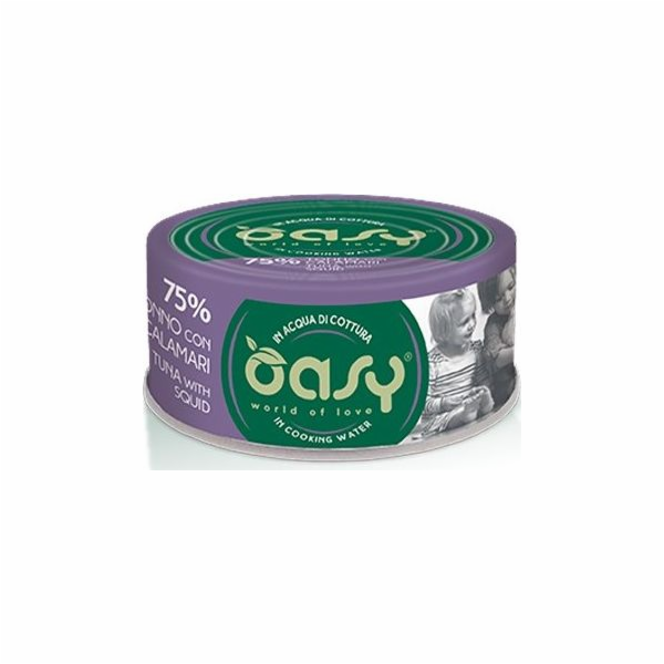 OASY More Love Tuna with squid - mokré krmivo pro kočky -...