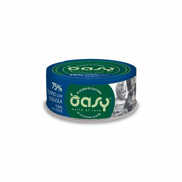 OASY More Love Tuna with sole - mokré krmivo pro kočky - 70g