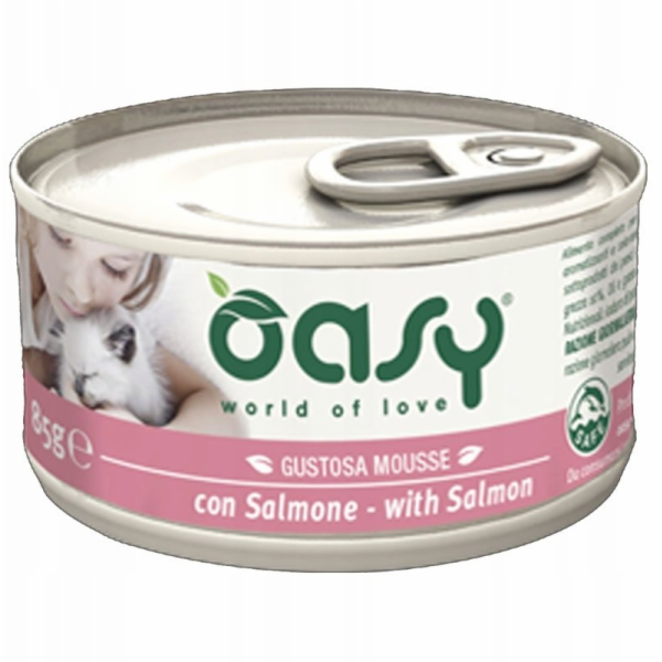 OASY Caprice Mousse Salmon - mokré krmivo pro kočky - 85g