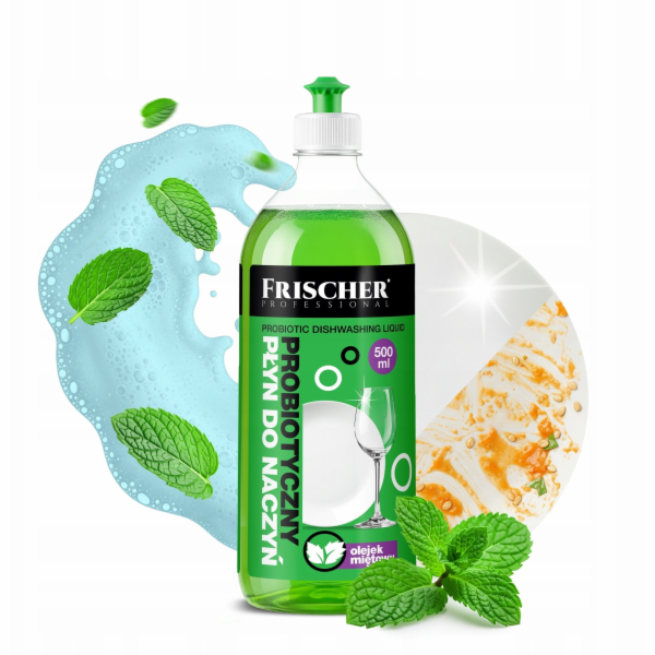 Frischer mycí prostředek na nádobí s mátovým olejem 500 ml