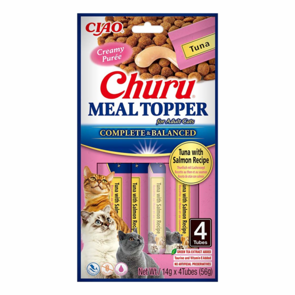 INABA Churu Meal Topper Tuna with salmon - pamlsek pro ko...