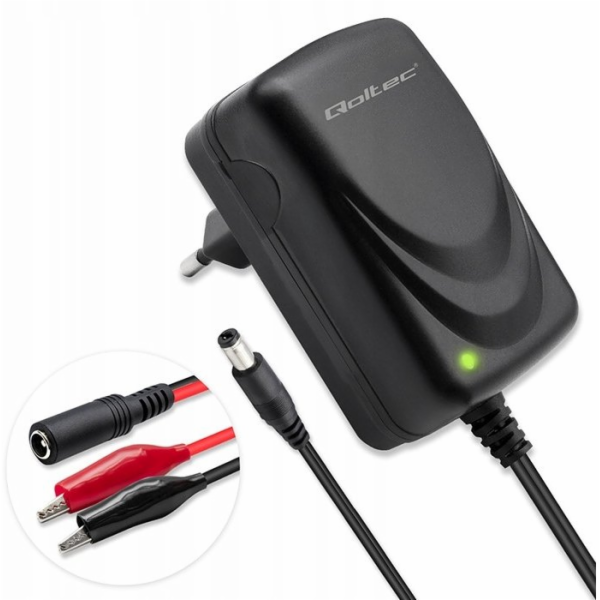 Qoltec Nabíječka AGM GEL STD | Nabíječka 6V/12V | 6W | 5,...