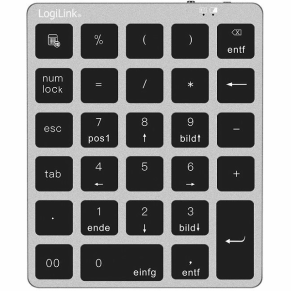 LogiLink Bezdrátová numerická klávesnice, BT5.0