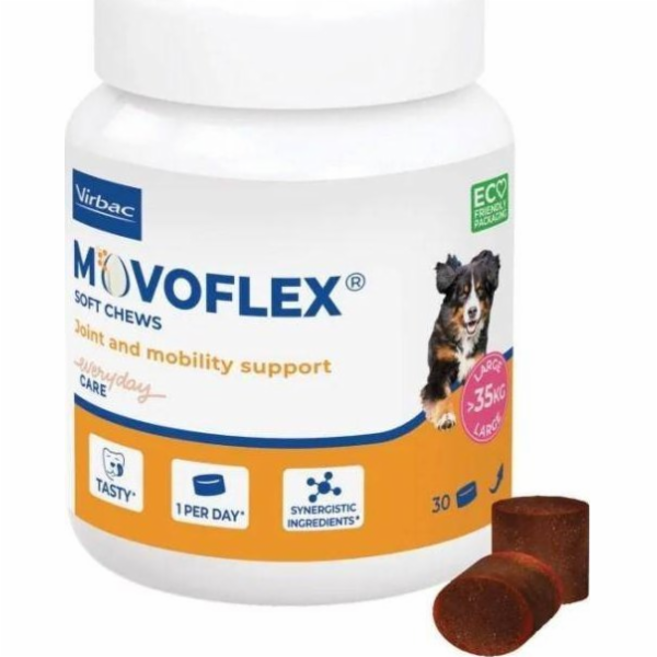 VIRBAC Movoflex S Joints - doplňky stravy pro psy - 30 ks