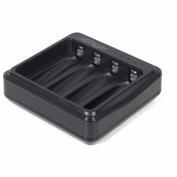 Gembird USB nabíječka pro AA/AAA baterie, černá