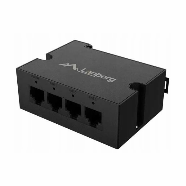 LANBERG SWITCH POE EXTENDER 1XIN 3XOUT DIN 30W
