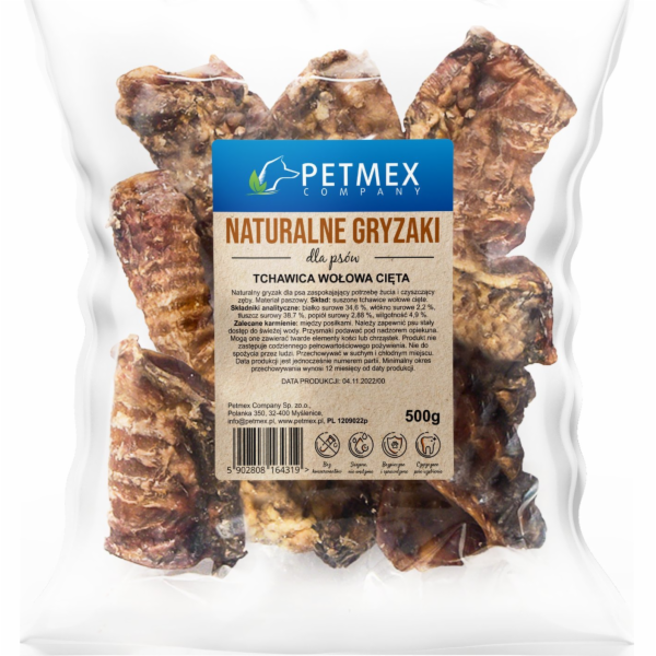 PETMEX Tchawica wołowa cięta 500g