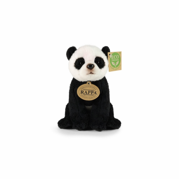 Rappa Plyšová panda sedící 15 cm ECO-FRIENDLY