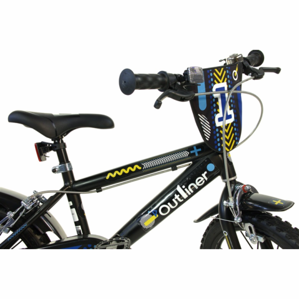 OUTLINER Dětské kolo 416U, černo/červené, 16"