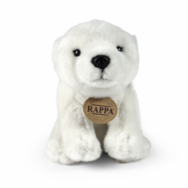 Rappa Plyšový mědvěd lední sedící 20 cm ECO-FRIENDLY