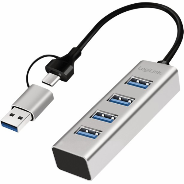 LogiLink USB 3.0 hub 4portový USB-A 5 Gb/s