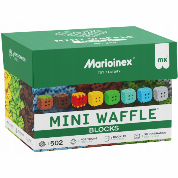 Stavebnice Marioinex Mini Waffle, 502 dílků