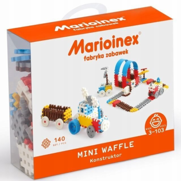 Stavebnice Marioinex Mini Waffle, sada 2, 140 dílků