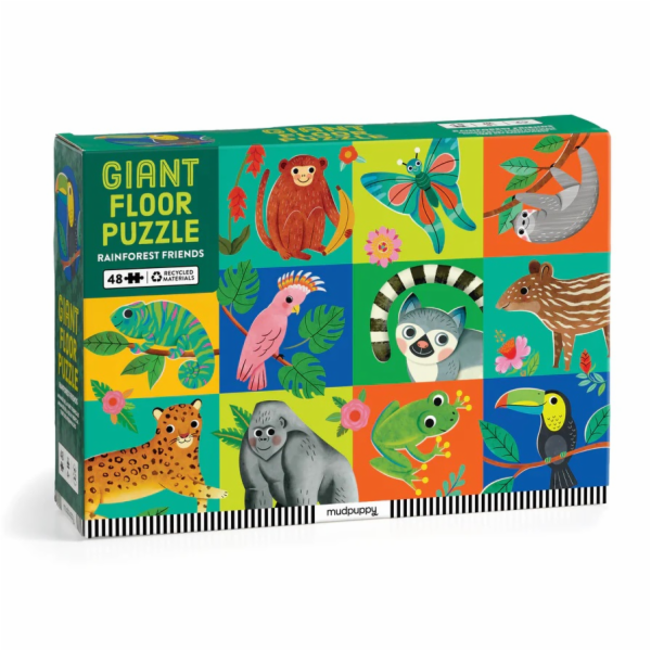 Mudpuppy Velké podlahové puzzle Kamarádi z deštněho prale...
