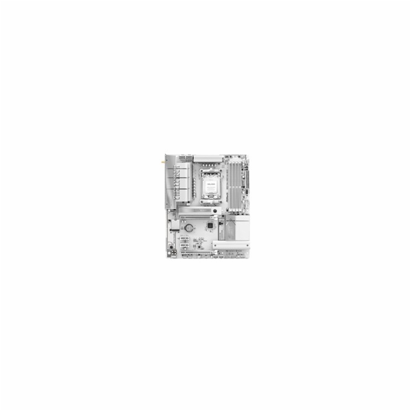 ASRock MB Sc AM5 B850M Challenger WiFi WHITE,  AMD B850, ...