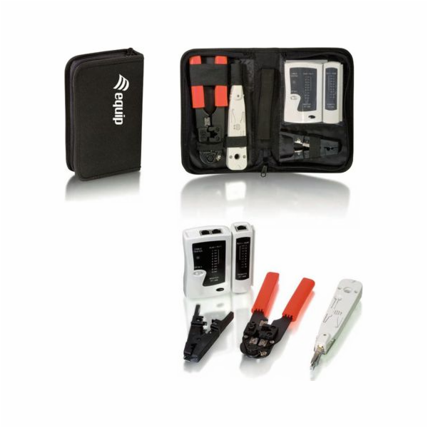 Equip 129503 Netzwerk Werkzeugset Anlegewerkzeug. LAN Tes...