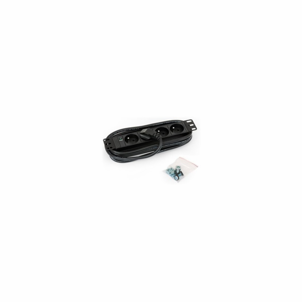 Triton 10 ,4xCZ zásuvka,kontrolka,3x1.5mm - 2m kabel CZ-D...