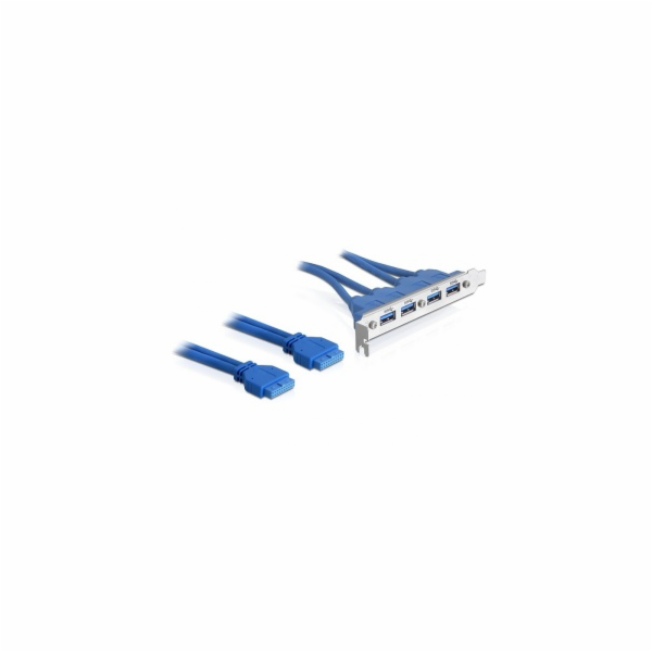DeLOCK zásuvná deska USB3.0 kolíkový konektor 19 kolíků, ...