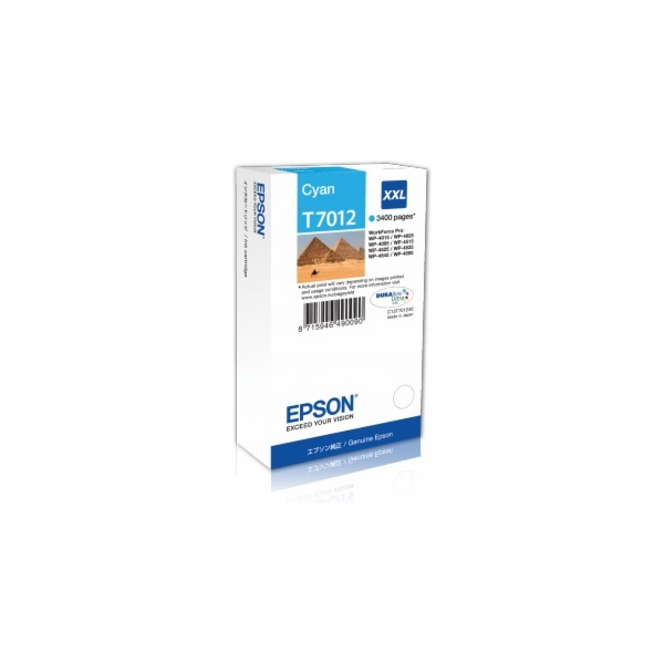 Atrament Epson WP4000/4500 Series Ink Cartridge XXL Cyan ...