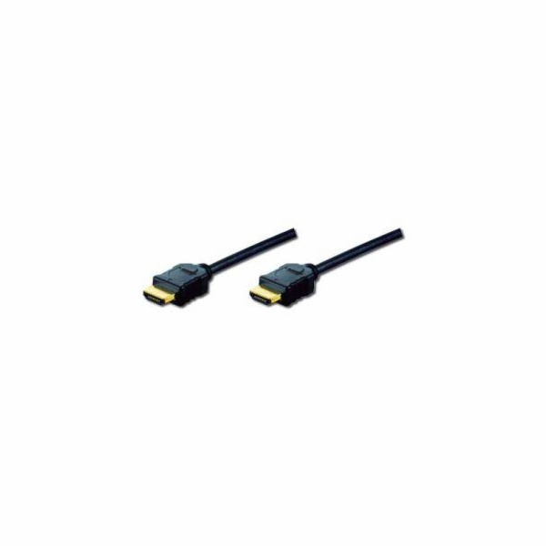 Digitus HDMI High Speed Kabel mit Ethernet, Typ A (schwar...