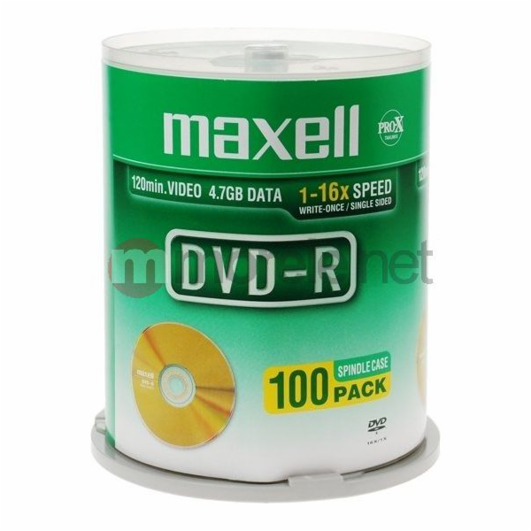 DVD-R 16X 100SP D/V        275611 MAXELL