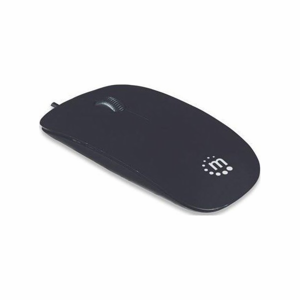 MANHATTAN Myš Silhouette USB optická, černá