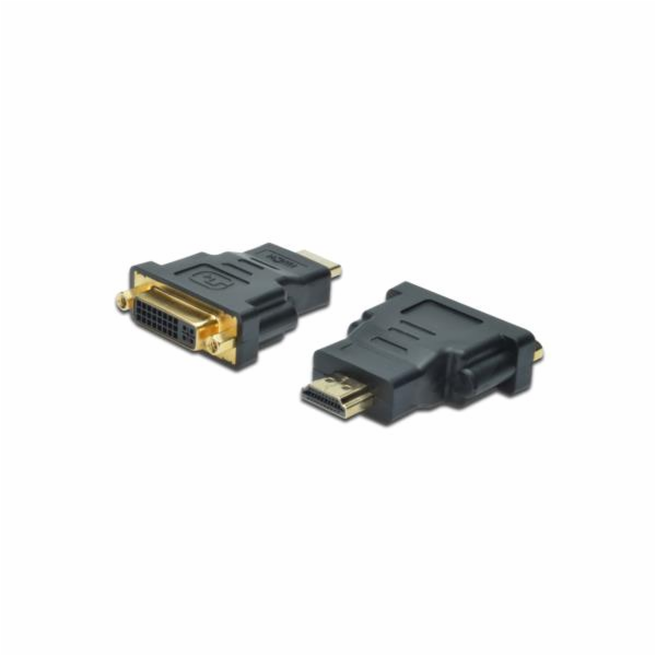 Digitus adaptér HDMI A samec / DVI(24+5) samice, černo/šedý