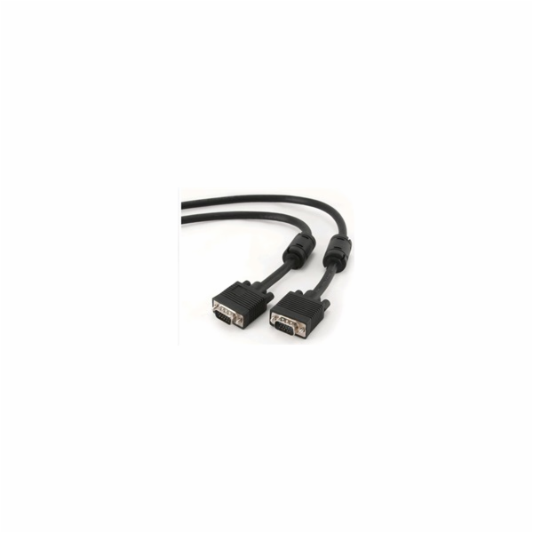 GEMBIRD Kabel VGA propojovací 1,8m, černý (HD15M/M, dvoji...