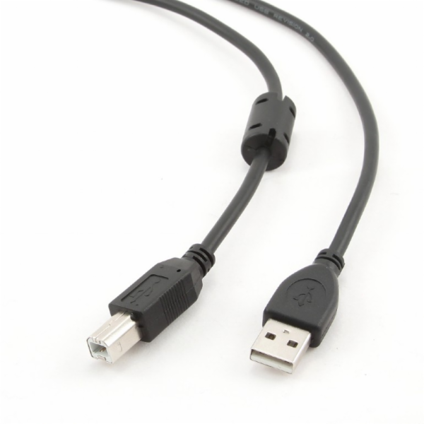 GEMBIRD Kabel USB 2.0 A-B propojovací 1,8m Premium (černý...