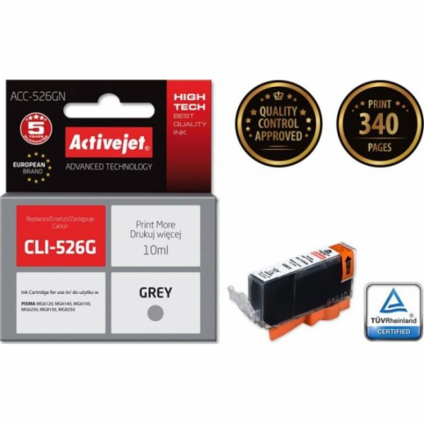 Activejet Inkoust ACC-526GN (náhradní inkoust Canon CLI-5...
