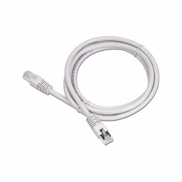 GEMBIRD kabel patchcord Cat5e stíněný FTP 3m, šedý
