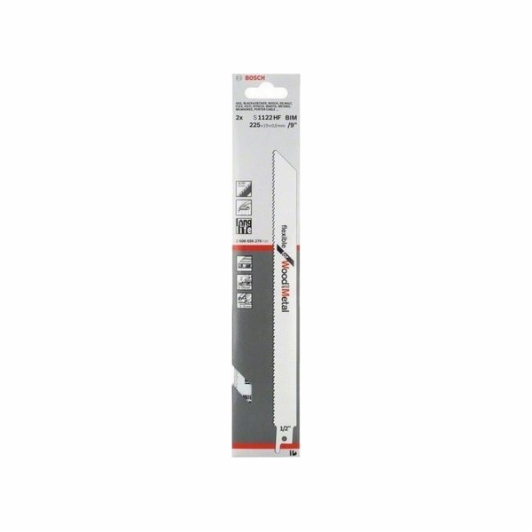 Přímočarý pilový kotouč Bosch S 1122 HF Flexibilní na dře...