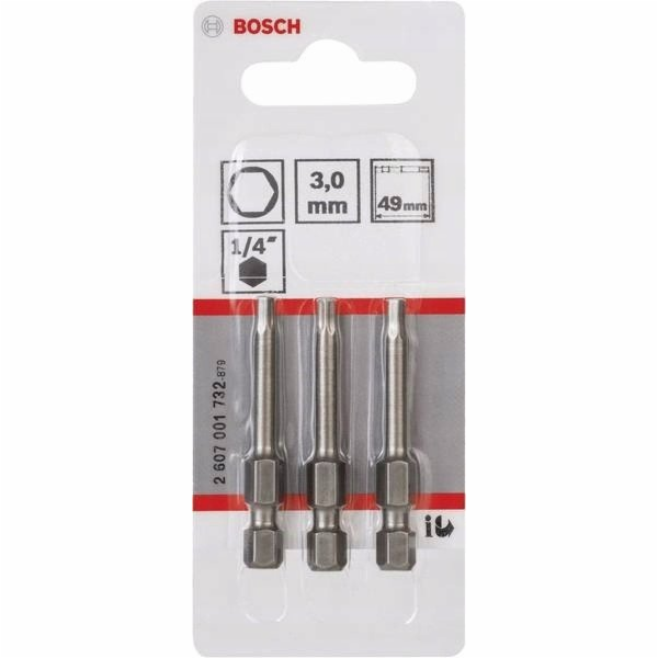 Bosch Bit imbus 3 eh, 49mm, 3ks