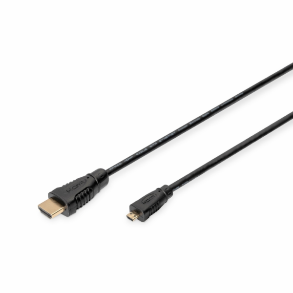 Digitus HDMI High Speed Kabel mit Ethernet, Typ D > Typ A...