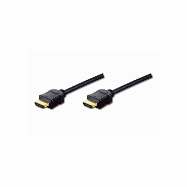 Digitus HDMI High Speed + Ethernet připojovací kabel, 2xs...
