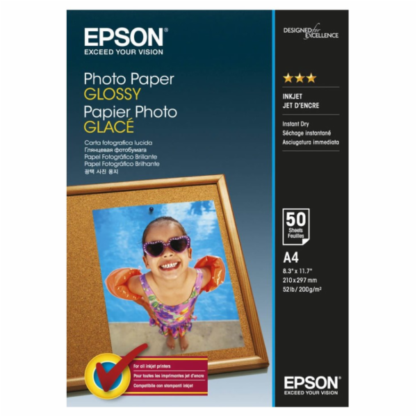 EPSON Photo Paper Glossy A4 50 listů